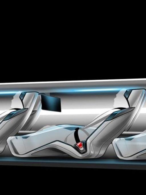 Simulation des Röhrentransportsystems Hyperloop
