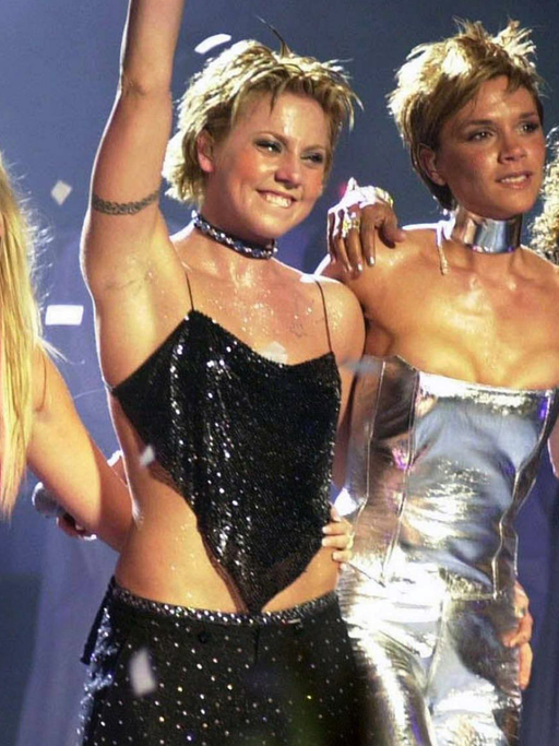 Die Spice Girls bei den Brit Awards im Jahr 2000 in London