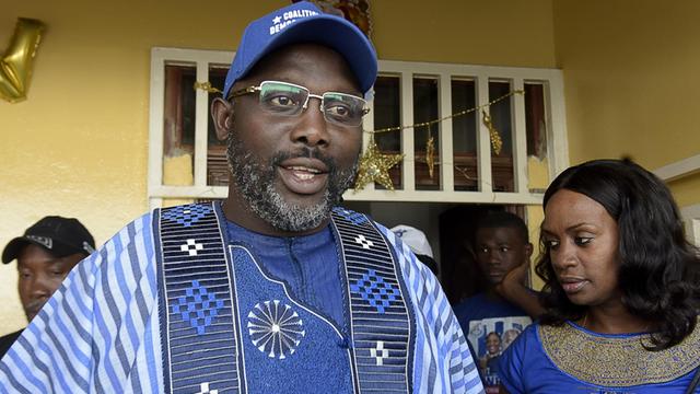 George Weah, ehemaliger Weltfußballer, versucht zum zweiten Mal, Präsident seines Landes Liberia zu werden.