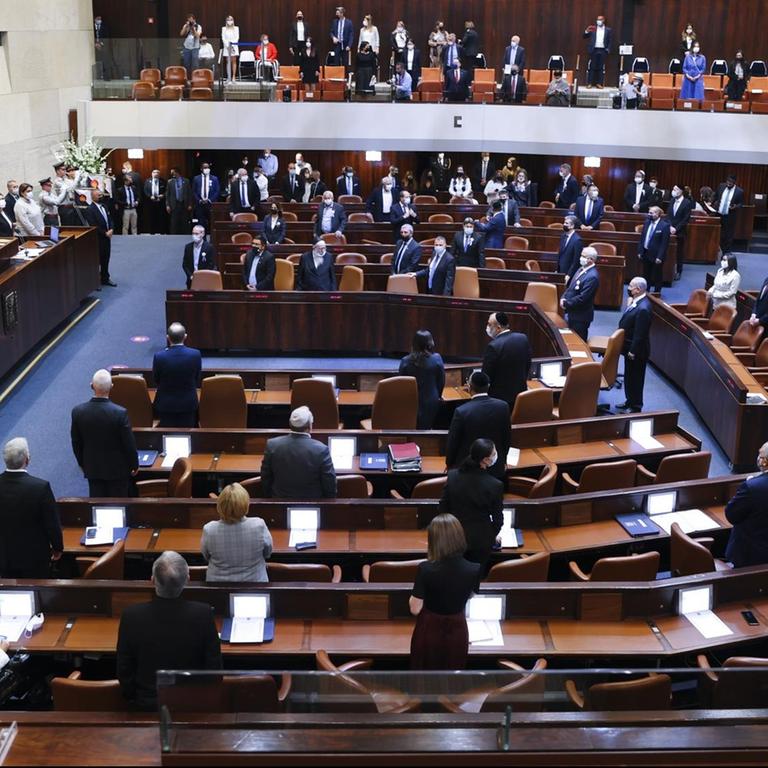 Eine Plenumssitzung in der Knesset