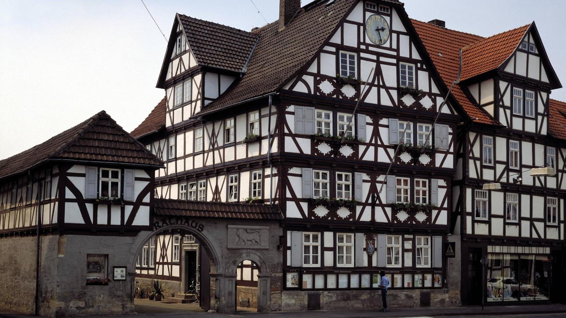 Das Rathaus von Wanfried. Das Rathaus von Wanfried.