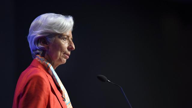 Christine Lagarde, die erste Chefin des Internationalen Währungsfonds (IWF)