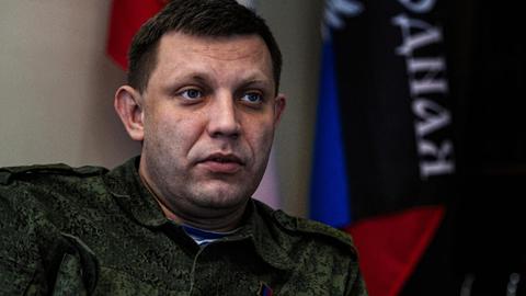Der Rebellenführer in Donezk, Alexander Sachartschenko, ist getötet worden.