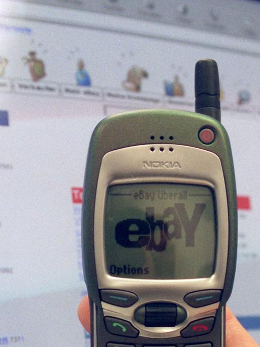 eBay-Homepage von 1999