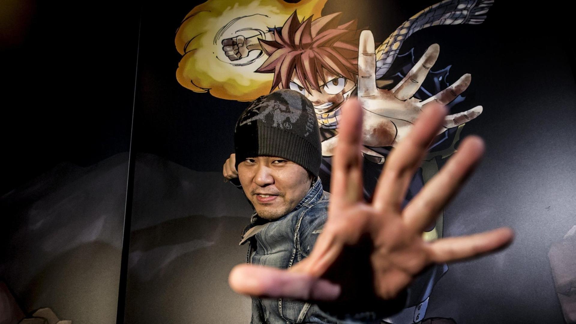 Die Austellung des Künstlers Hiro Mashima auf dem internationales Comicfestival in Angoulême 2018 Die Austellung des Künstlers Hiro Mashima auf dem internationales Comicfestival in Angoulême 2018