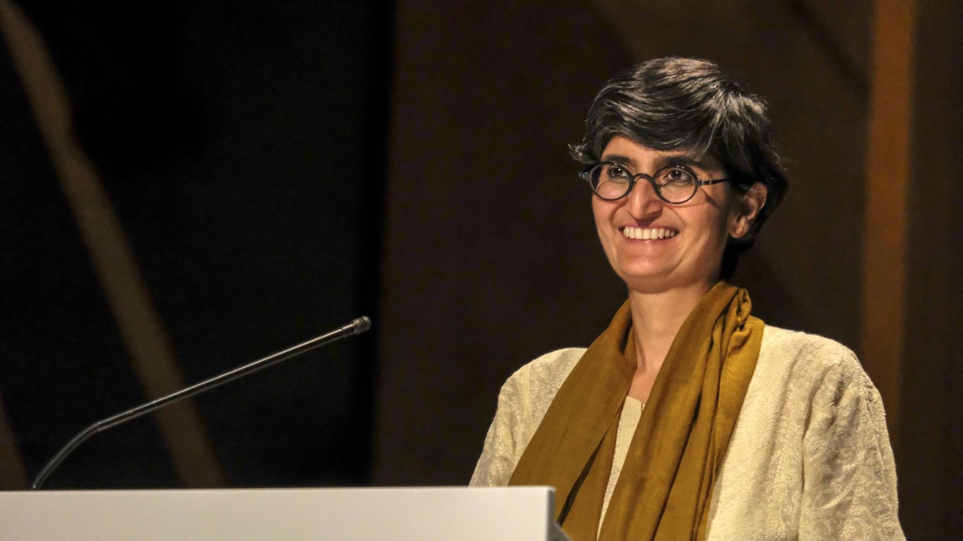 Nikita Dhawan vor ihrer Festivalrede zum Auftakt der Ruhrtriennale 2018. Nikita Dhawan vor ihrer Festivalrede zum Auftakt der Ruhrtriennale 2018.