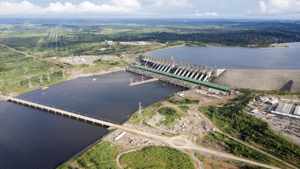 Blick auf den Belo Monte-Staudamm Blick auf den Belo Monte-Staudamm