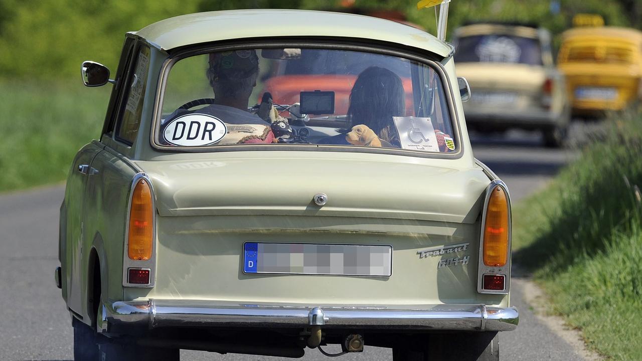 Trabbi auf der Straße, Mai 2011 Trabbi auf der Straße, Mai 2011