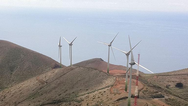 Windräder auf El Hierro Windräder auf El Hierro
