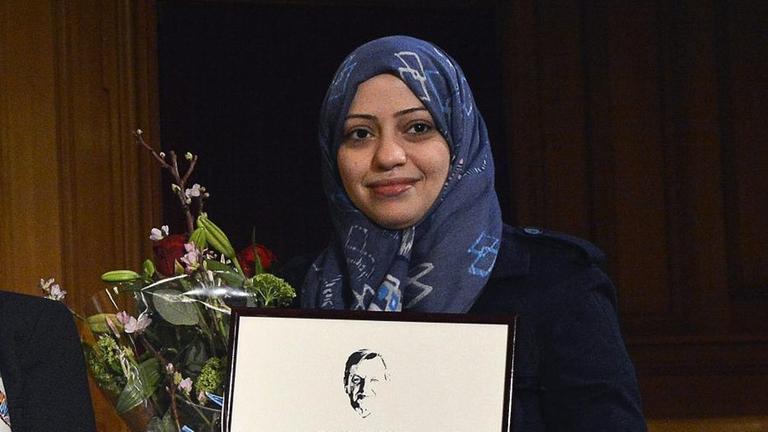 Die saudische Menschenrechtsaktivistin Samar Badawi im Jahr 2013 Die saudische Menschenrechtsaktivistin Samar Badawi im Jahr 2013
