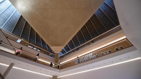 Blick innerhalb des neuen Design Museums in London. |