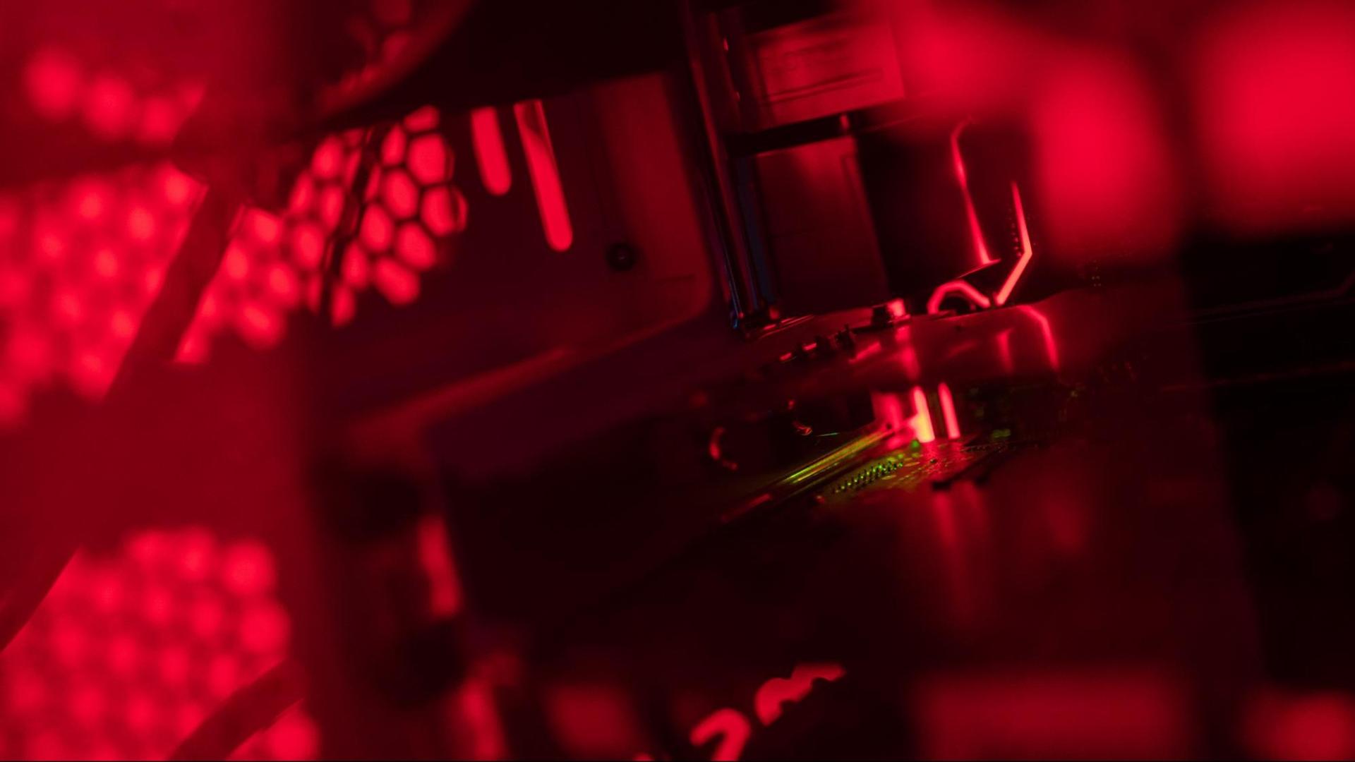 Blick in das Innenleben eines Computers Blick in das Innenleben eines Computers