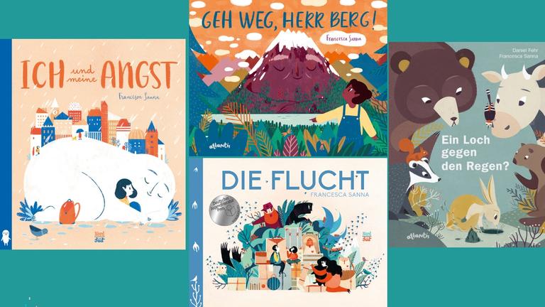 4 Bücher der Illustratorin Francesca Sanna 4 Bücher der Illustratorin Francesca Sanna