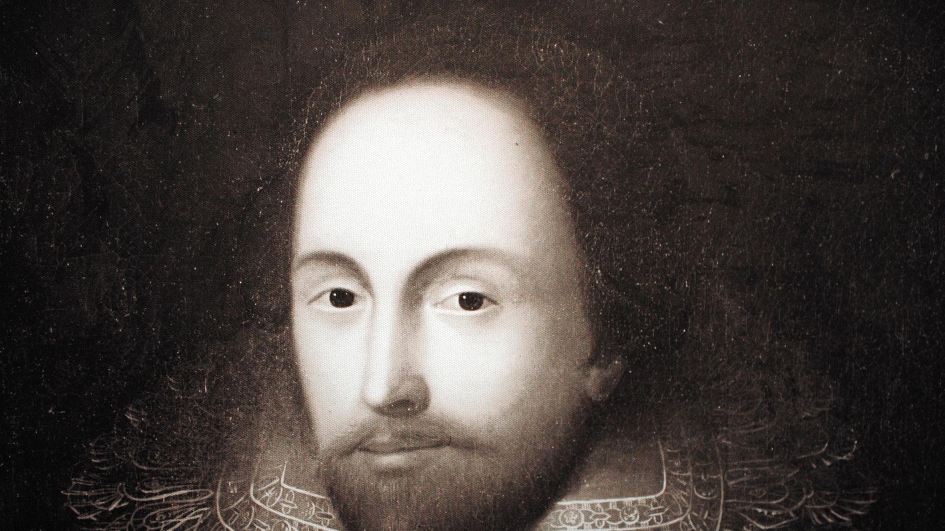 Ein bislang unbekanntes Portrait des englischen Lyrikers William Shakespeare wird am 12.02.2014 in Mainz (Rheinland-Pfalz) präsentiert. Ein bislang unbekanntes Portrait des englischen Lyrikers William Shakespeare wird am 12.02.2014 in Mainz (Rheinland-Pfalz) präsentiert.