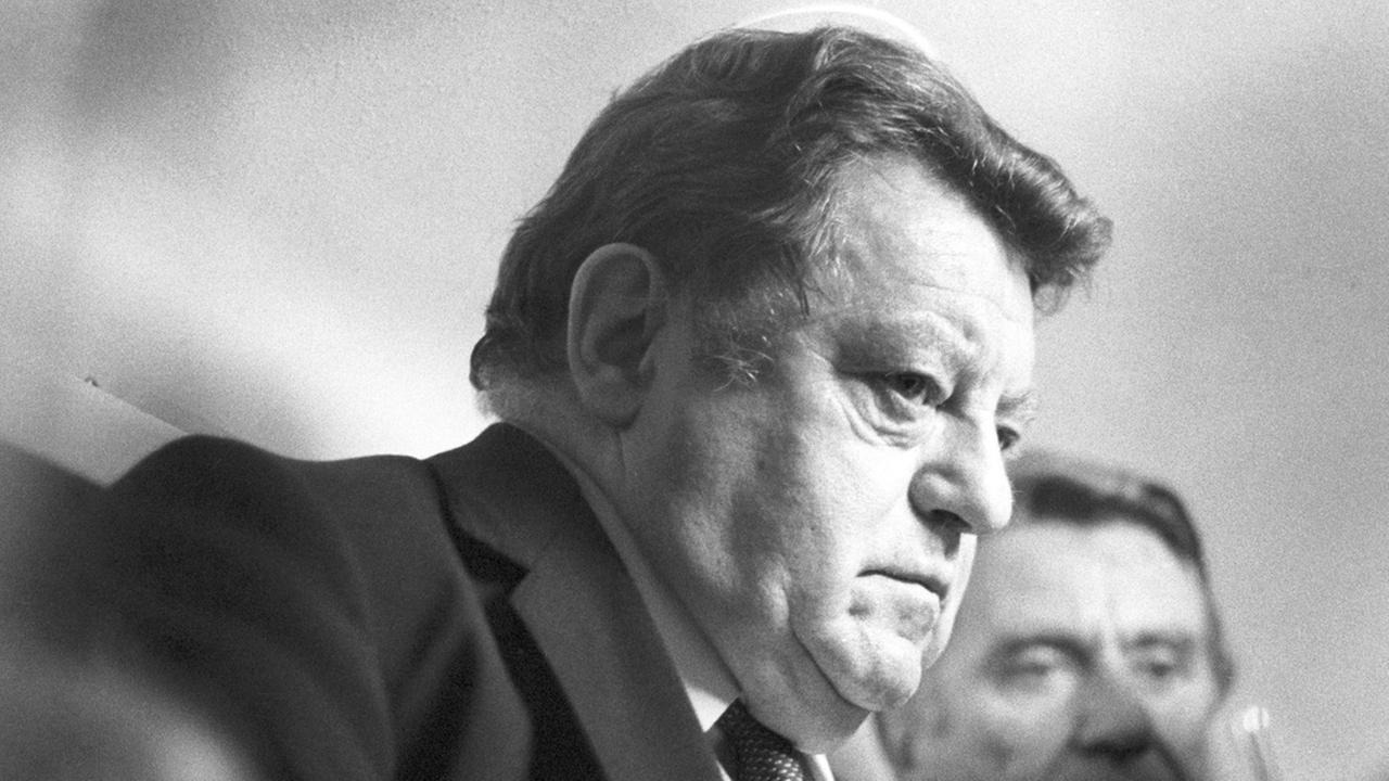 Der bayrische Ministerpräsident Franz Josef Strauß, aufgenommen 1980 Der bayrische Ministerpräsident Franz Josef Strauß, aufgenommen 1980