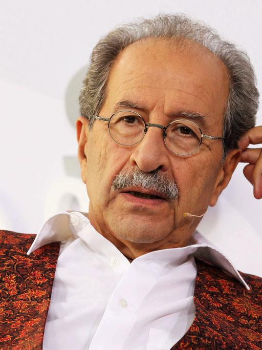 Der Schriftsteller Rafik Schami auf der Frankfurter Buchmesse im Oktober 2017