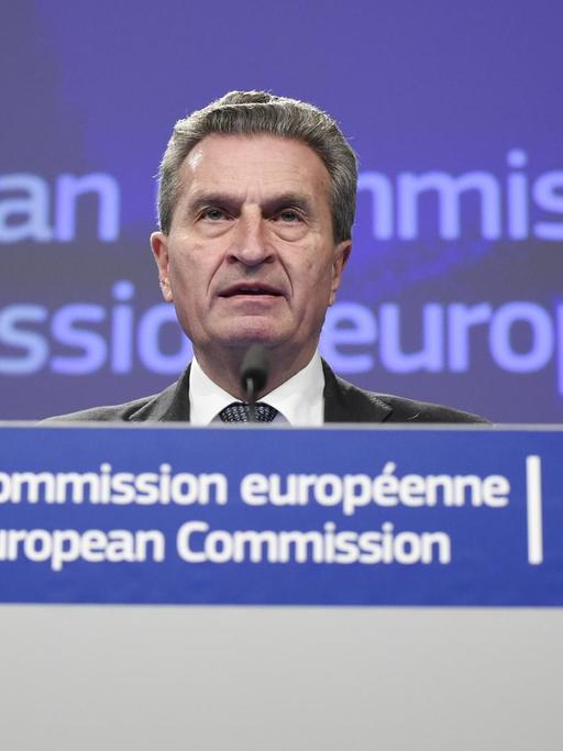EU-Haushaltskommissar Günther Oettinger