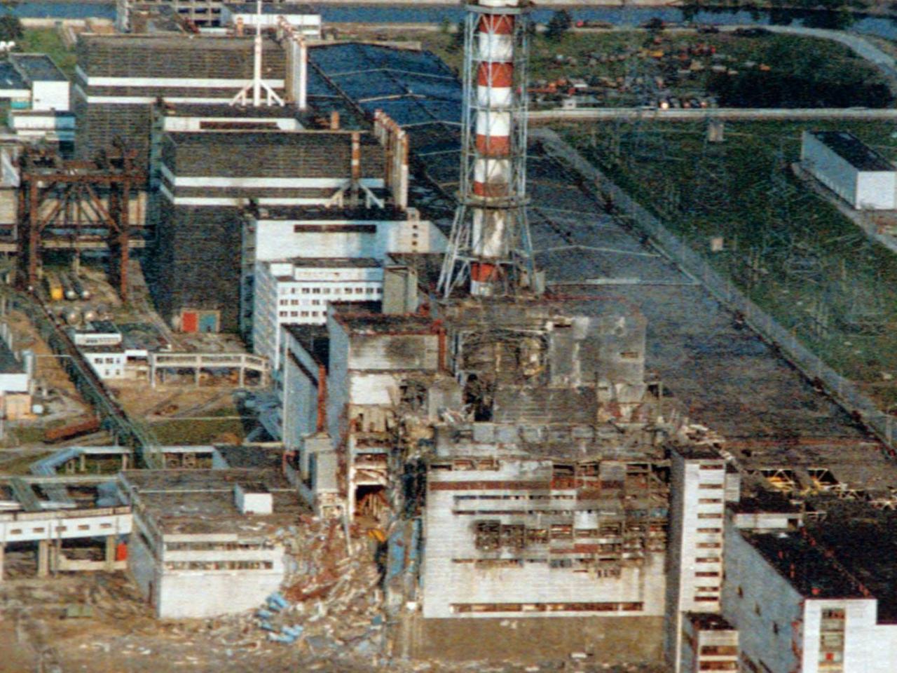In Tschernobyl explodierte ein Reaktor am 26. April 1986, hier eine Aufnahme vom 1. Oktober 1986 In Tschernobyl explodierte ein Reaktor am 26. April 1986, hier eine Aufnahme vom 1. Oktober 1986