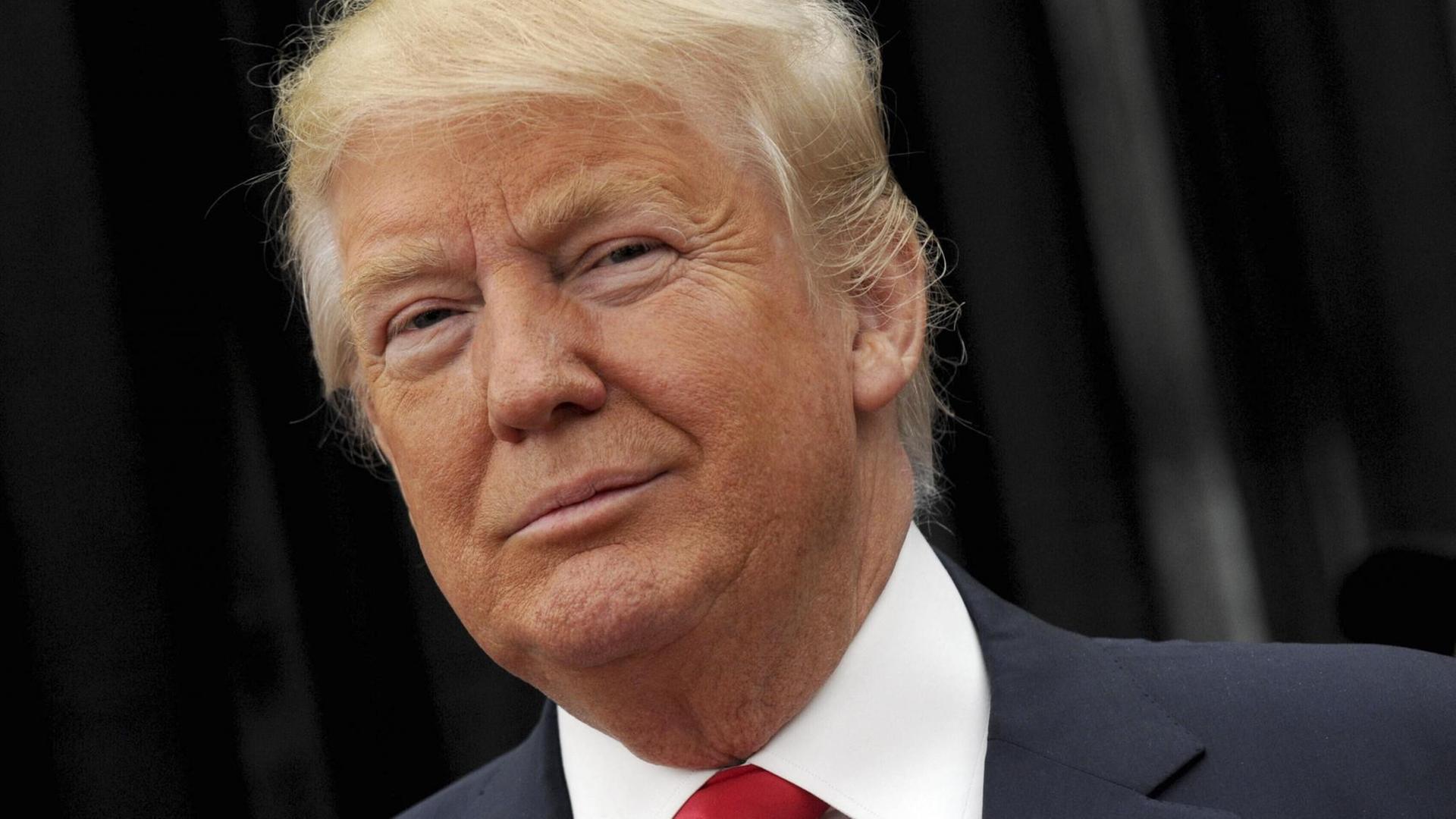 Donald Trump, der ehemalige Präsident von den USA. Donald Trump, der ehemalige Präsident von den USA.