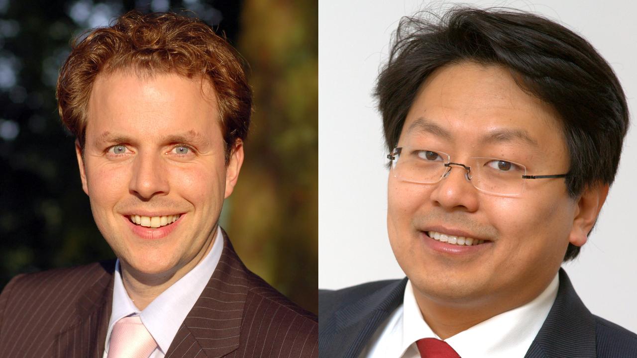Porträtfotos von Christian Solmecke und Chan-jo Jun. Porträtfotos von Christian Solmecke und Chan-jo Jun.