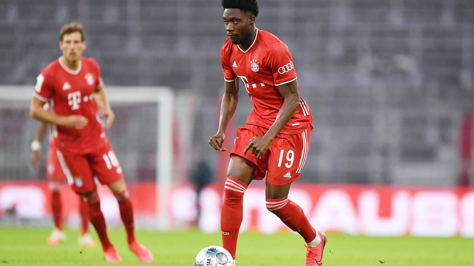 Alphonso Davies vom FC Bayern München Alphonso Davies vom FC Bayern München