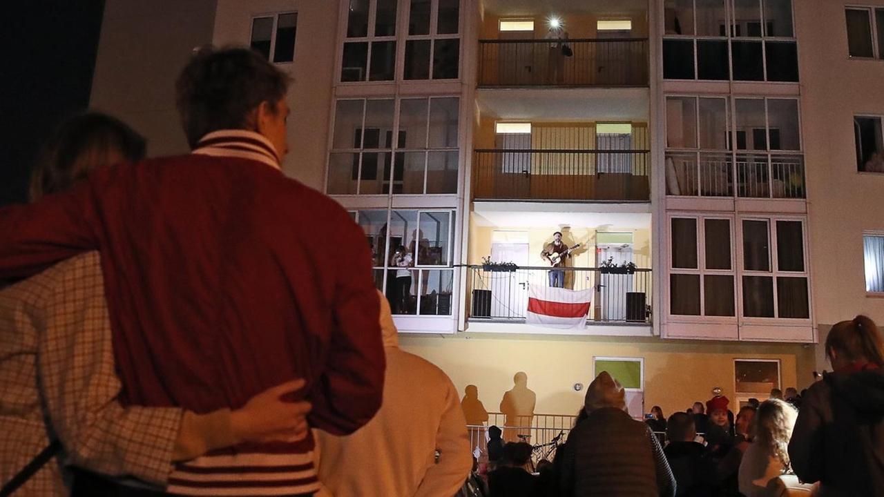 Balkon-Konzert in Minsk Balkon-Konzert in Minsk
