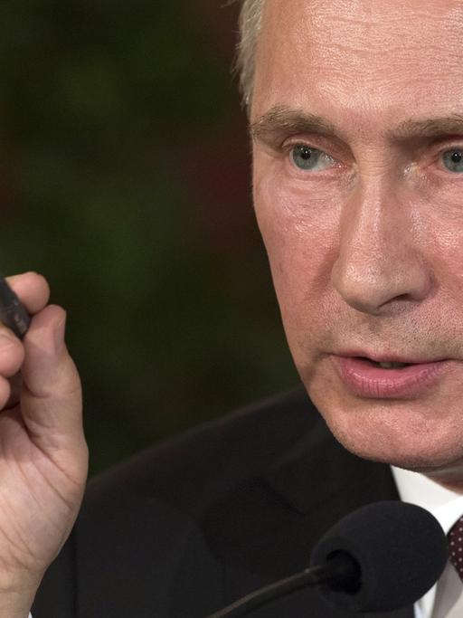 Der russische Präsident Wladimir Putin in Wien