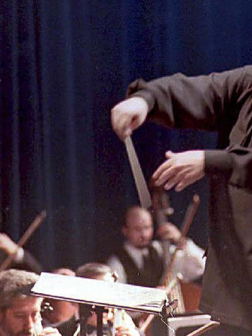 Der griechische Komponist Mikis Theodorakis