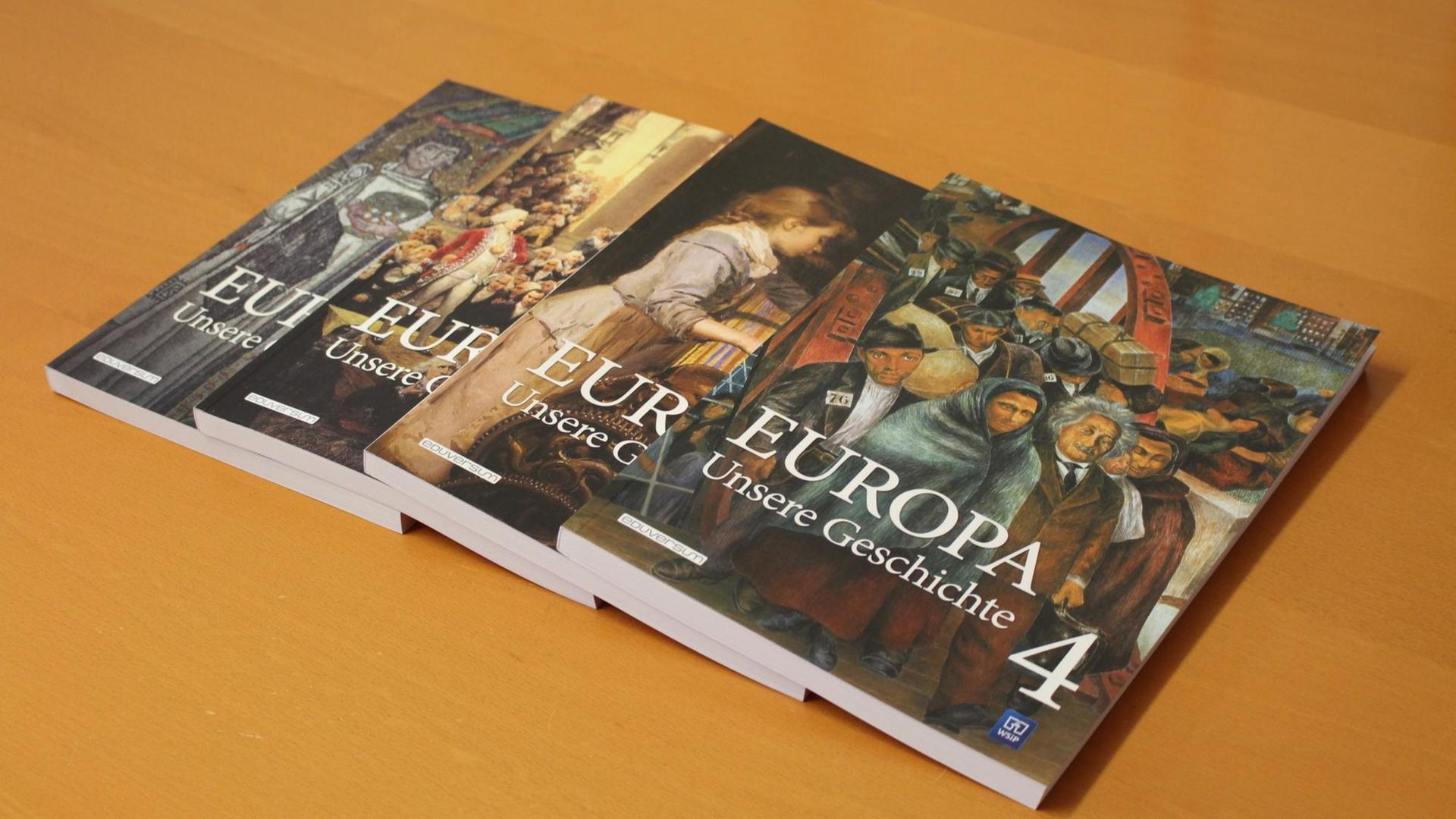 Auf vier Bände ist das deutsch-polnische Geschichtslehrbuch "Europa – unsere Geschichte" angelegt.
