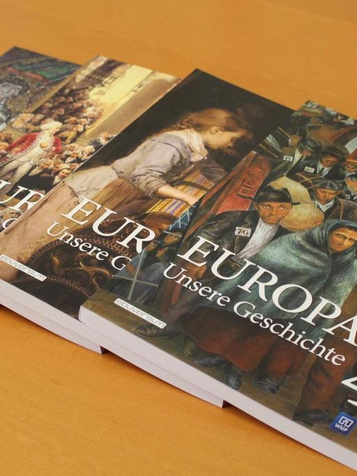 Auf vier Bände ist das deutsch-polnische Geschichtslehrbuch "Europa – unsere Geschichte" angelegt.
