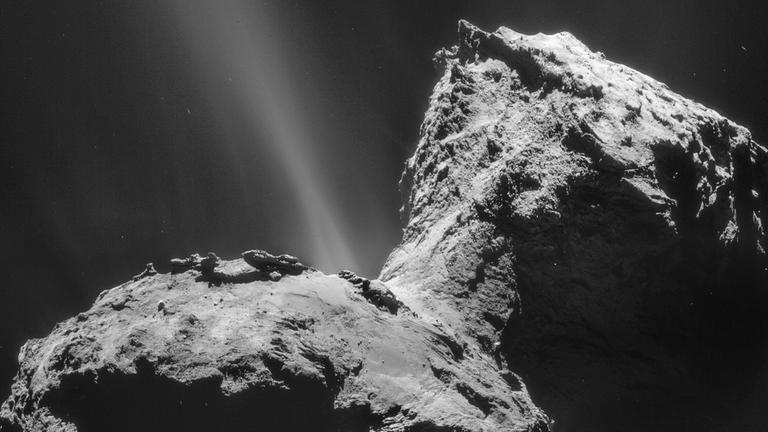 Komet 67P/Tschurjumow-Gerasimenko aus der Nähe Komet 67P/Tschurjumow-Gerasimenko aus der Nähe