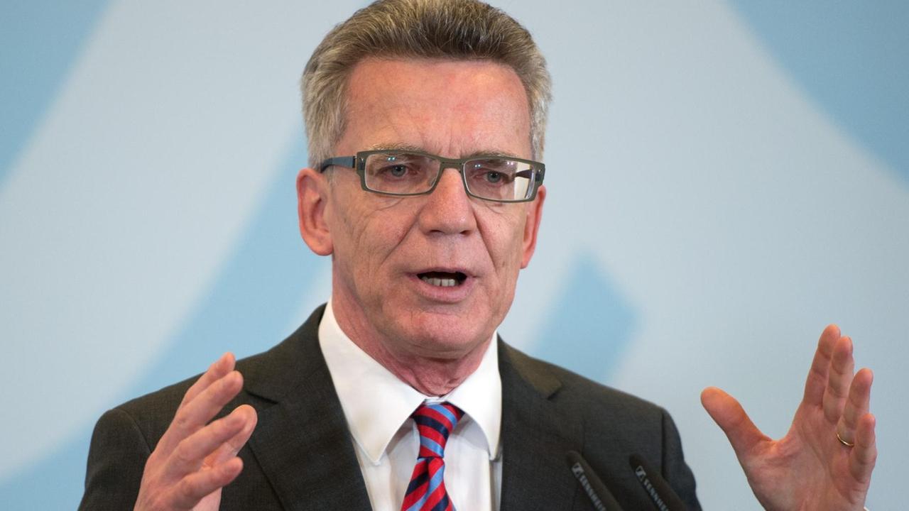 Thomas de Maiziere (CDU), Bundesinnenminister Thomas de Maiziere (CDU), Bundesinnenminister