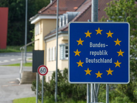 Grenzübergang zur BRD Grenzübergang zur BRD