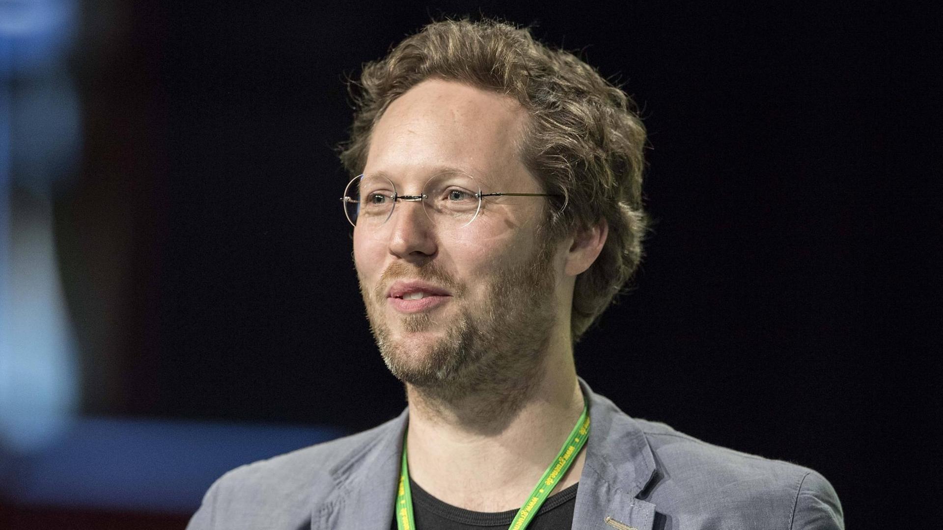 Der Grünen-Europapolitiker Jan Philipp Albrecht auf der Bundesdelegiertenkonferenz in Münster Der Grünen-Europapolitiker Jan Philipp Albrecht auf der Bundesdelegiertenkonferenz in Münster