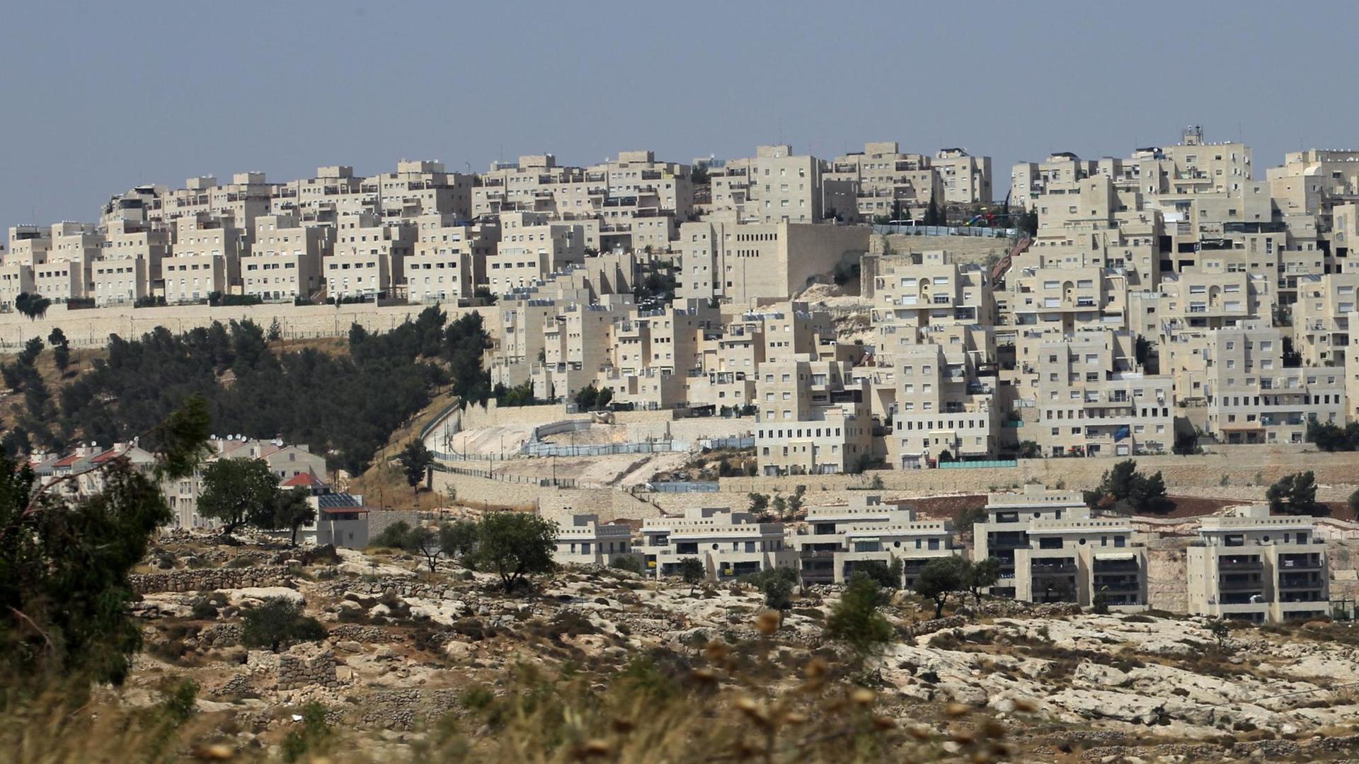 Eine jüdische Siedlung bei Jerusalem.