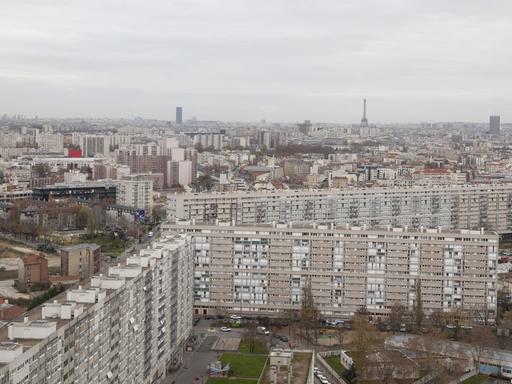 Pariser Banlieue: Blick auf den Vorort Gennevilliers