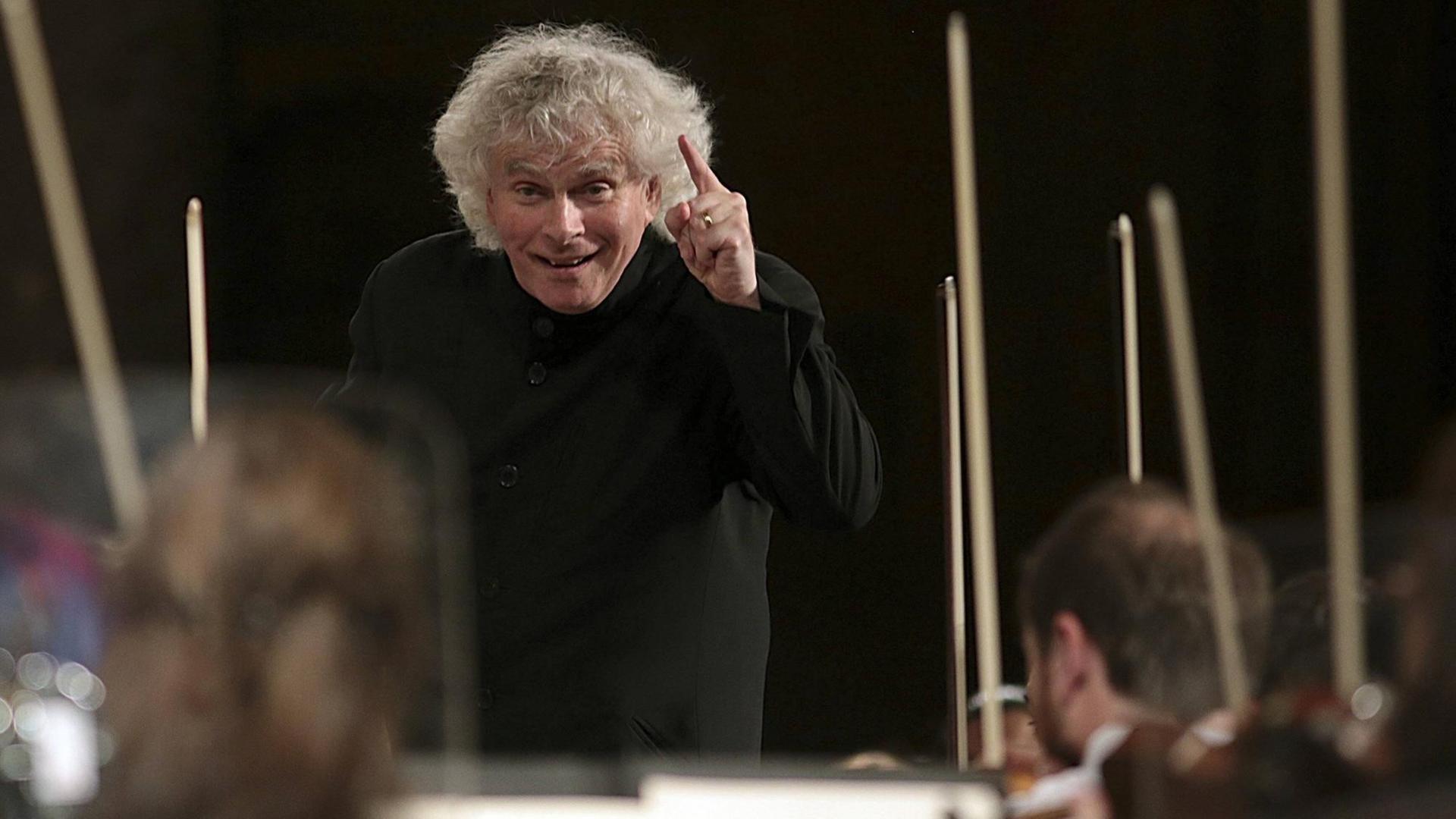 The London Symphony Orchestra at the festival of Granada with Simon Rattle The London Symphony Orchestra at the festival of Granada with Simon Rattle
