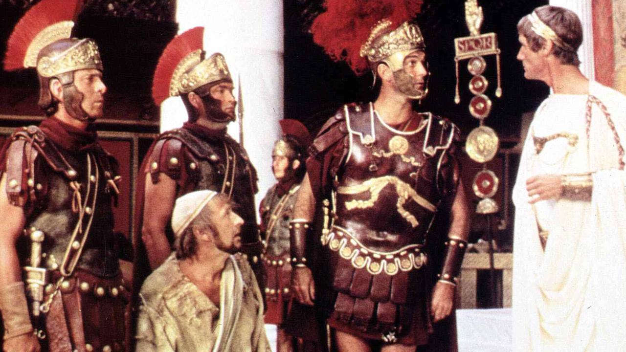 Szene auf dem Film "Das Leben des Brian" von Monty Python Szene auf dem Film "Das Leben des Brian" von Monty Python