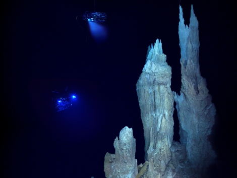 Lost City am Boden des Atlantik ist bislang das einzige seiner Art. Lost City am Boden des Atlantik ist bislang das einzige seiner Art.