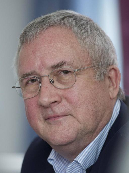 FORSA-Geschäftsführer Manfred Güllner (SPD) bei der Klausurtagung des erweiterten Landesvorstands der Berliner SPD im nhow-Hotel.