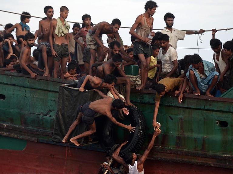 Rohingya-Flüchtlinge nahe der südthailändischen Insel Koh Lipe