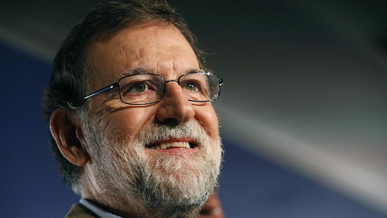 Der spanische Premierminister Mariano Rajoy in Barcelona am 12.11.2017 Der spanische Premierminister Mariano Rajoy in Barcelona am 12.11.2017