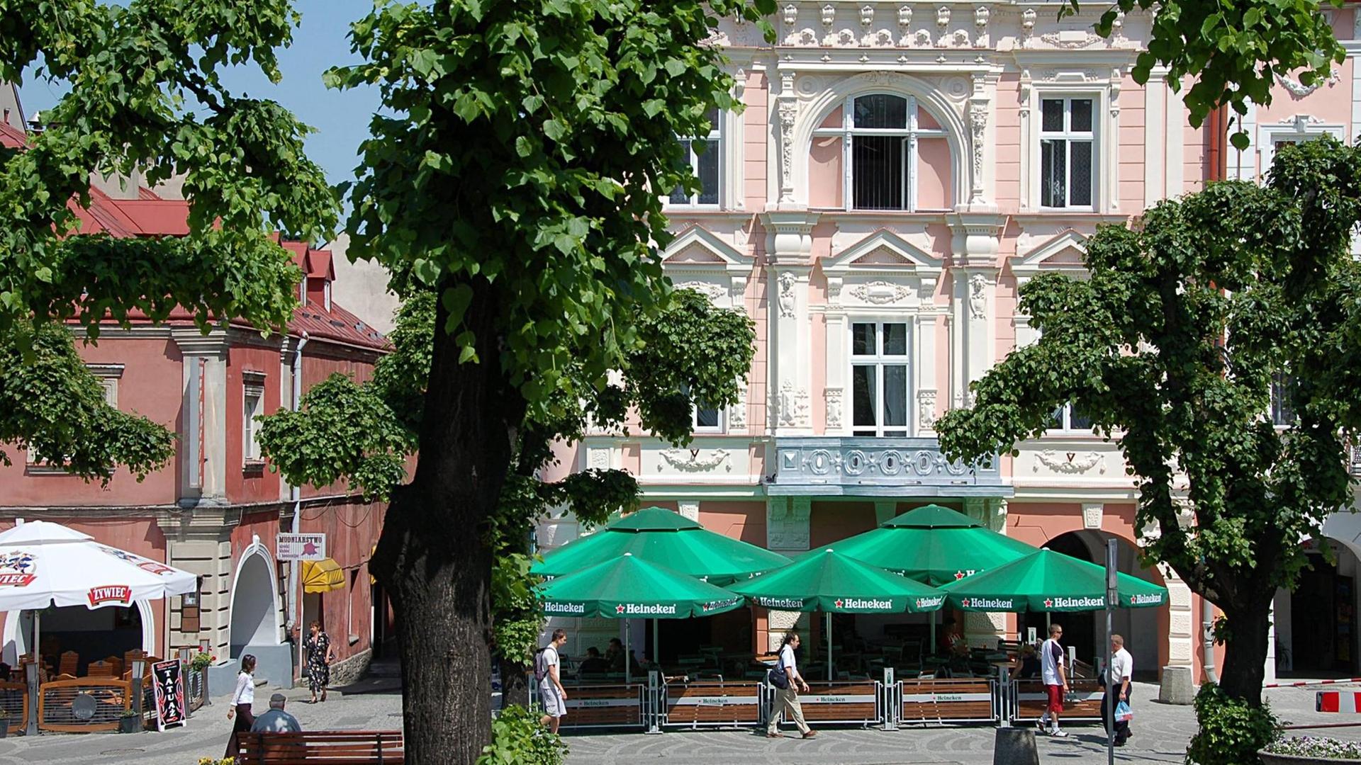Der Marktplatz von Przemysl.