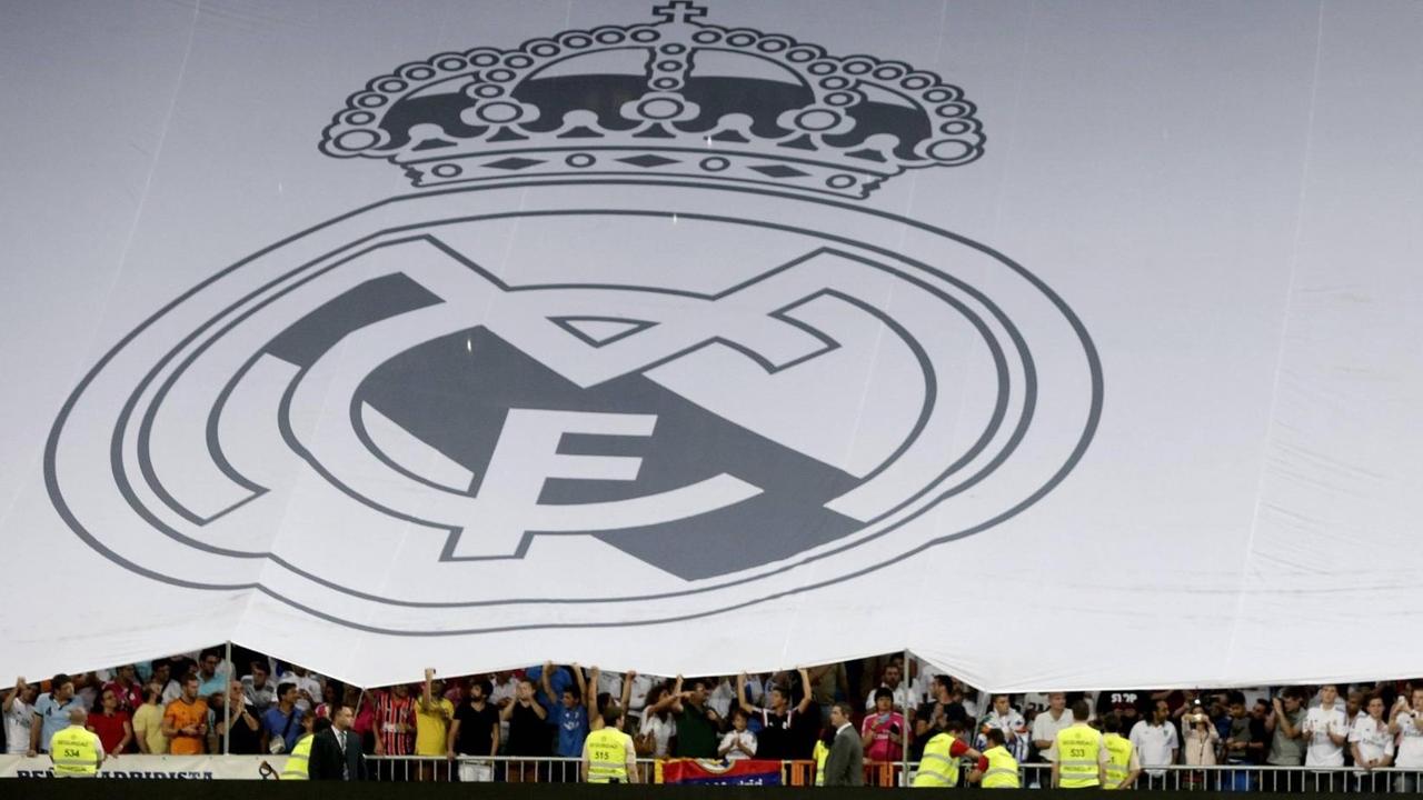 Vereinslogo von Real Madrid. Vereinslogo von Real Madrid.