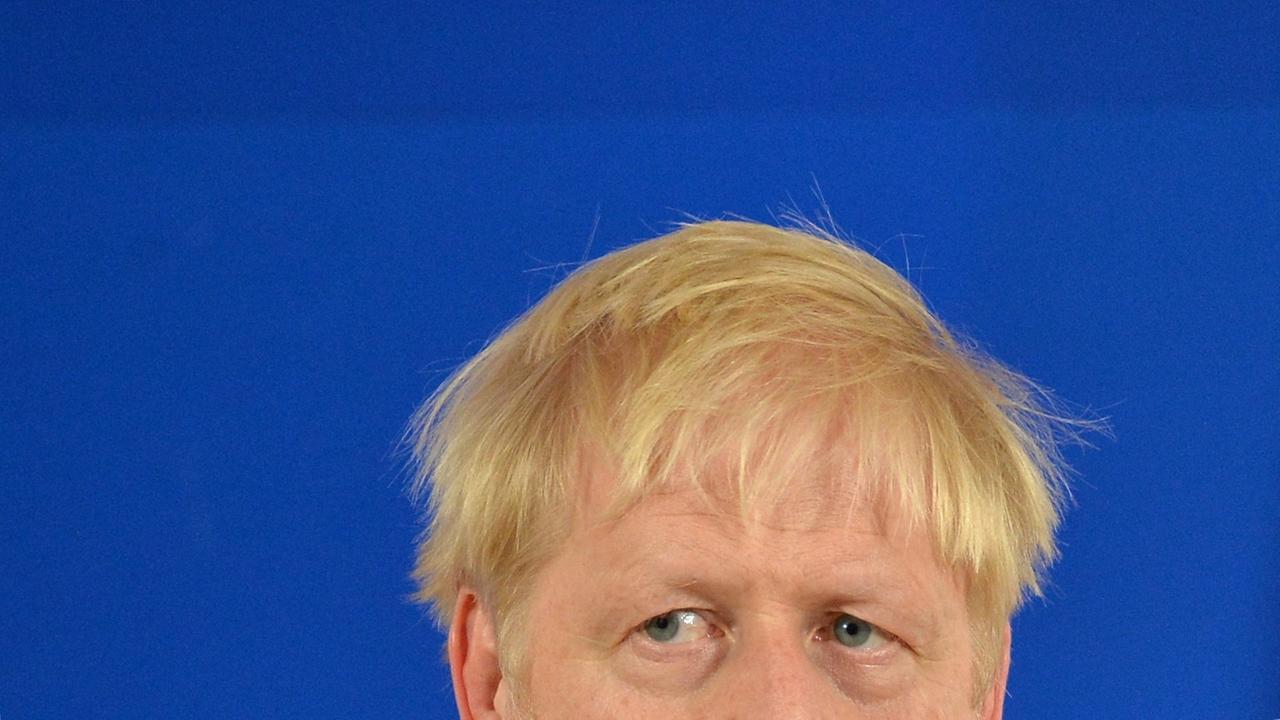 Der britische Premierminister Boris Johnson beim Treffen der EU-Kommission in Brüssel. Der britische Premierminister Boris Johnson beim Treffen der EU-Kommission in Brüssel.