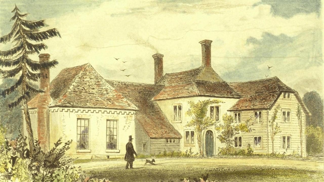 Das Geburtshaus von Gilbert White in Selborne Hants (1720-1793)