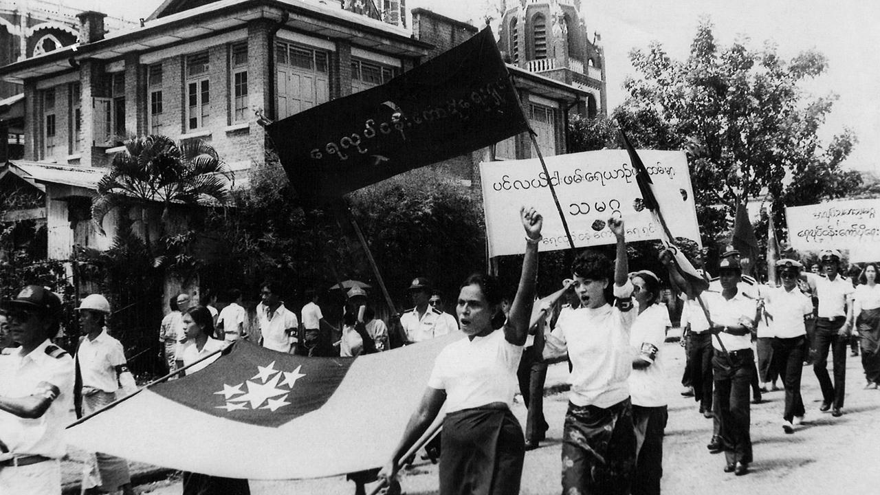 8. August 1988: In Myanmar wird gegen die militärischen Machthaber protestiert