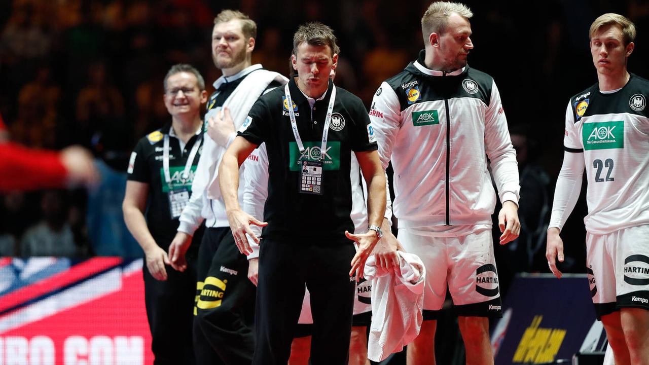Christian Prokop bei der Handball-EM. Christian Prokop bei der Handball-EM.
