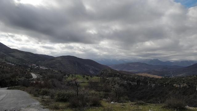 An der griechisch-albanischen Grenze