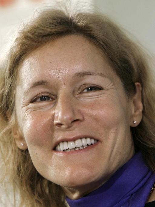 Die US-amerikanische Schriftstellerin Irene Dische, aufgenommen auf der Frankfurter Buchmesse 2007